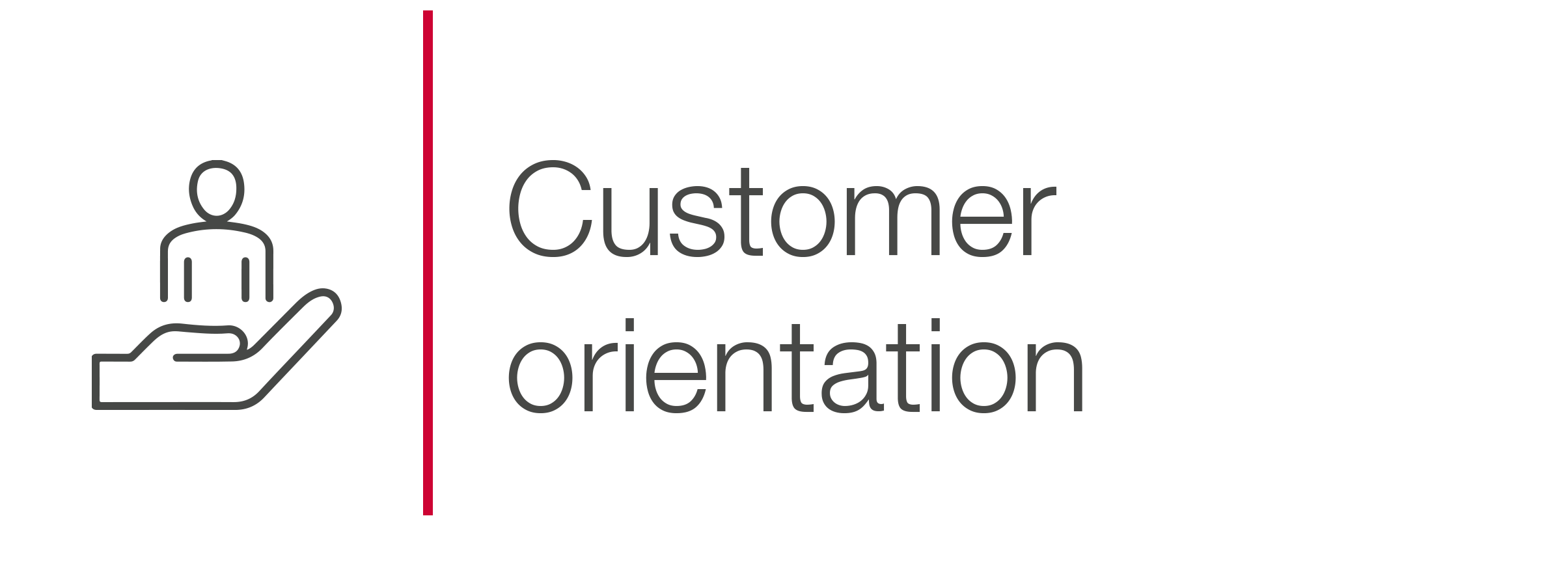 Customer orientation